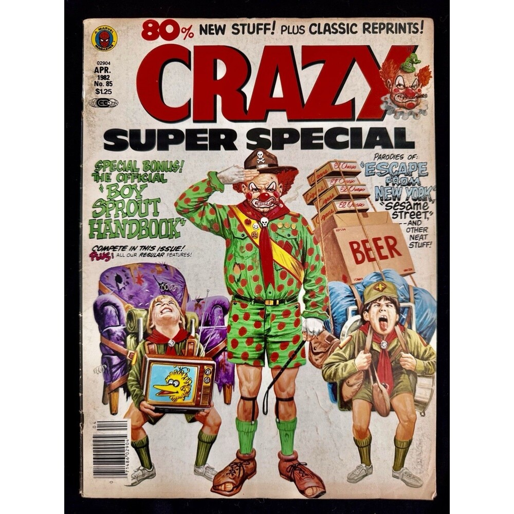 Escape From New York - Snake Plissken - CRAZY Magazine Parody April 1982 #85
